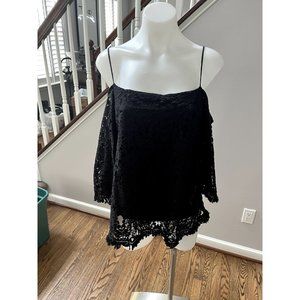 Bailey/44 Womens Lace Cold Shoulder Blouse Size M
